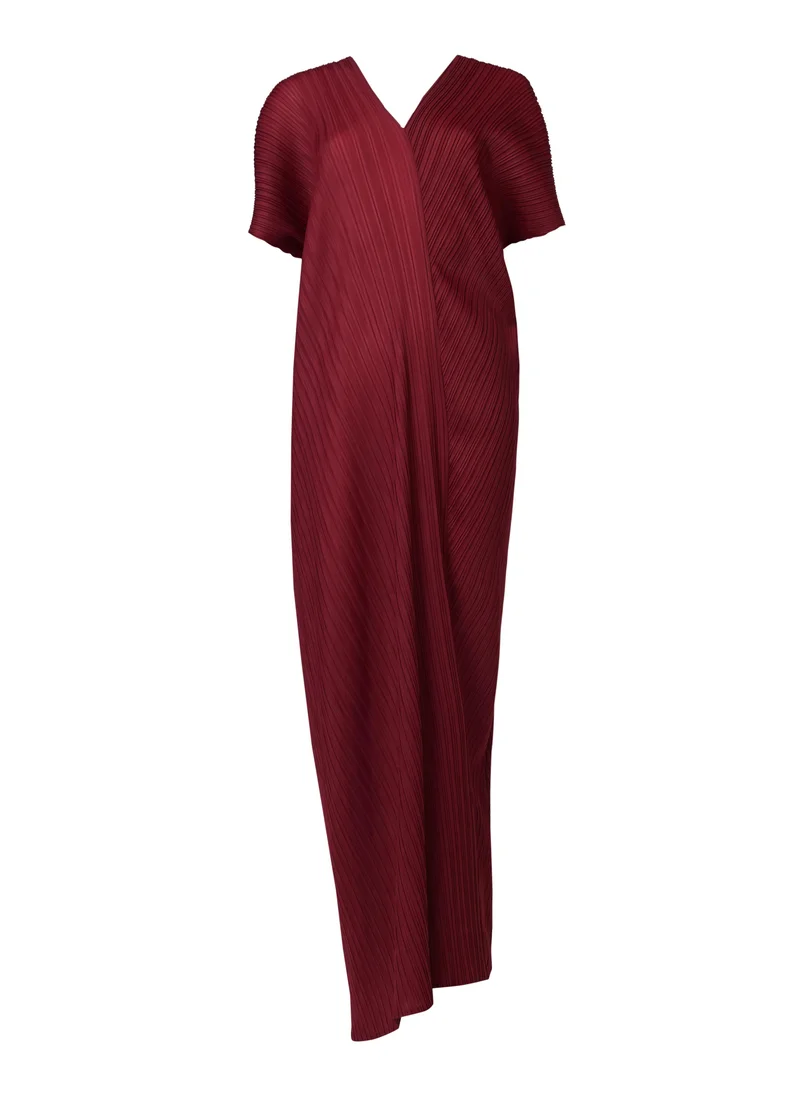 leem  Asymmetric Plisse Kaftan for Women | Best Price UAE