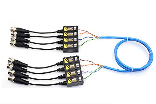 heneng 20 Pairs Video Balun Connectors Passive AHD/TVI/CVI/CVBS Signal Transceivers Max. 8MP Compatible with 720P/960P/1080P/3MP/5MP - Image 5