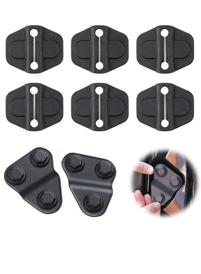 KASTWAVE MAKINGTEC Door Lock Cover Accessories for Jeep JL, Door Lock Cover, Door Screw Protector Cover, Limit Strap Hinges Footman LoopBracket Cover, ABS Decoration Cover for JL 2018-2020 Gladiator - Image 1