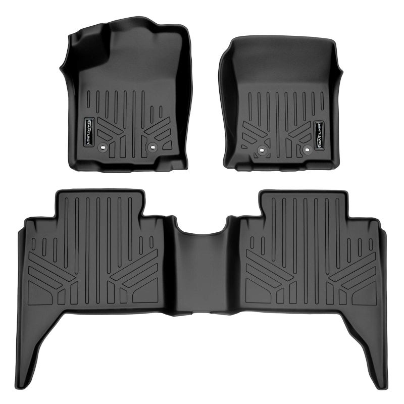 MAXLINER Custom Fit Floor Mats 2 Row Liner Set Compatible with 20182023 Toyota Tacoma