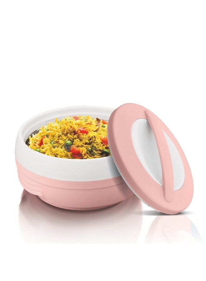 ASIAN Plastowares - Cosmos Casserole (1500 ml) | BPA-Free | Food Grade | Keeps Food Hot | Ideal for Serving, Gifts for Diwali & Housewarming | Airtight Casserole | Hot Box for Chapati | Pink - Image 1