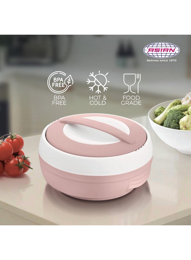 ASIAN Plastowares - Cosmos Casserole (1500 ml) | BPA-Free | Food Grade | Keeps Food Hot | Ideal for Serving, Gifts for Diwali & Housewarming | Airtight Casserole | Hot Box for Chapati | Pink - Image 5