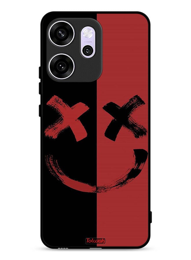 Tolwak Oppo Reno14 F Protective Case Cover Marshmallow Art Pattern - Image 1