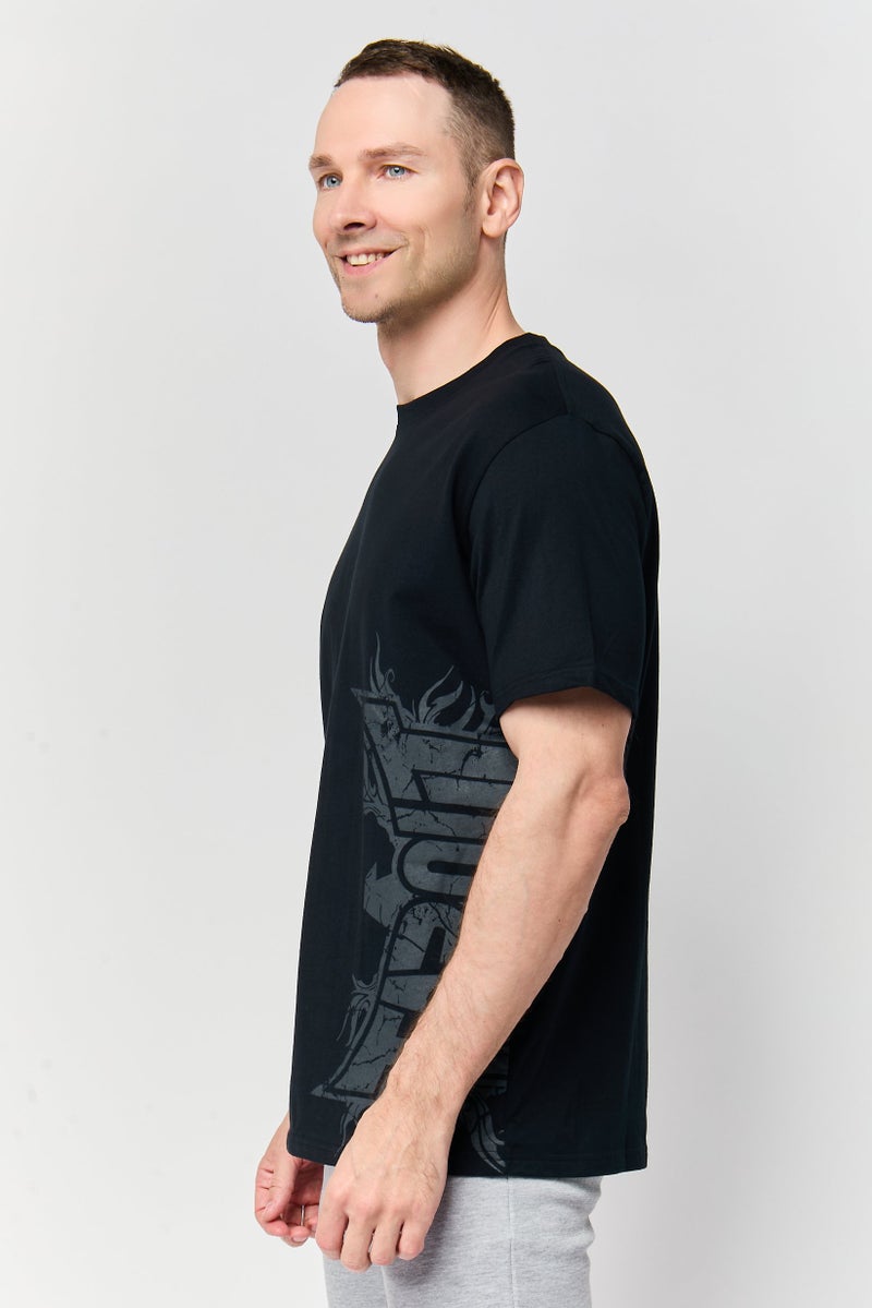 TapouT تي شيرت رياضي للرجال بأكمام قصيرة، خارجي، أسود - Image 3