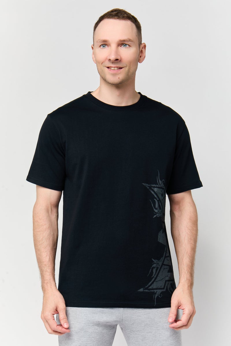 TapouT تي شيرت رياضي للرجال بأكمام قصيرة، خارجي، أسود - Image 1