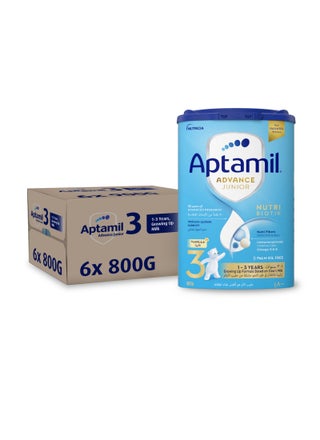 Advance Junior 3 Growing Up Formula Milk From 1-3 Years, Easy To Use Pack
