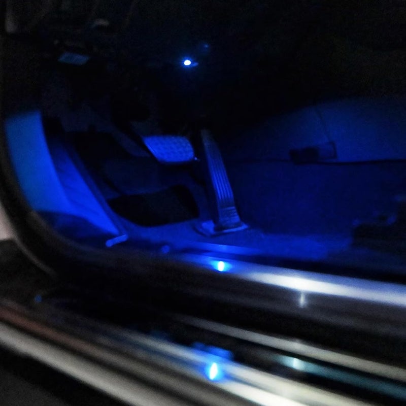 L2R for Toyota RAV4 (2019-2024) Under Dash Footwell Ambient LED Light Lamp Decoration Car Interior Accessories 2 PCS (Blue Light) - Image 2