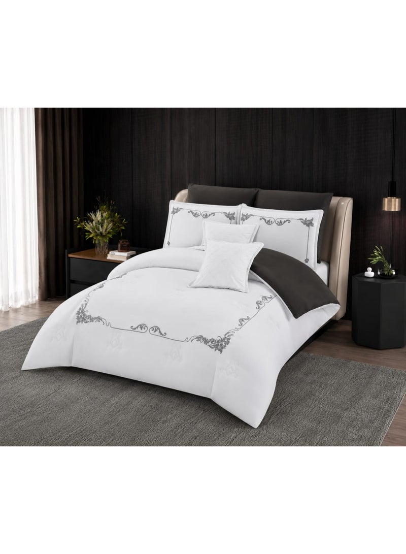 8-Piece Embroidered Summer Bedspread Set (Double/King) – Soft fabric and a luxurious feel, perfect for warm seasons. - Image 2