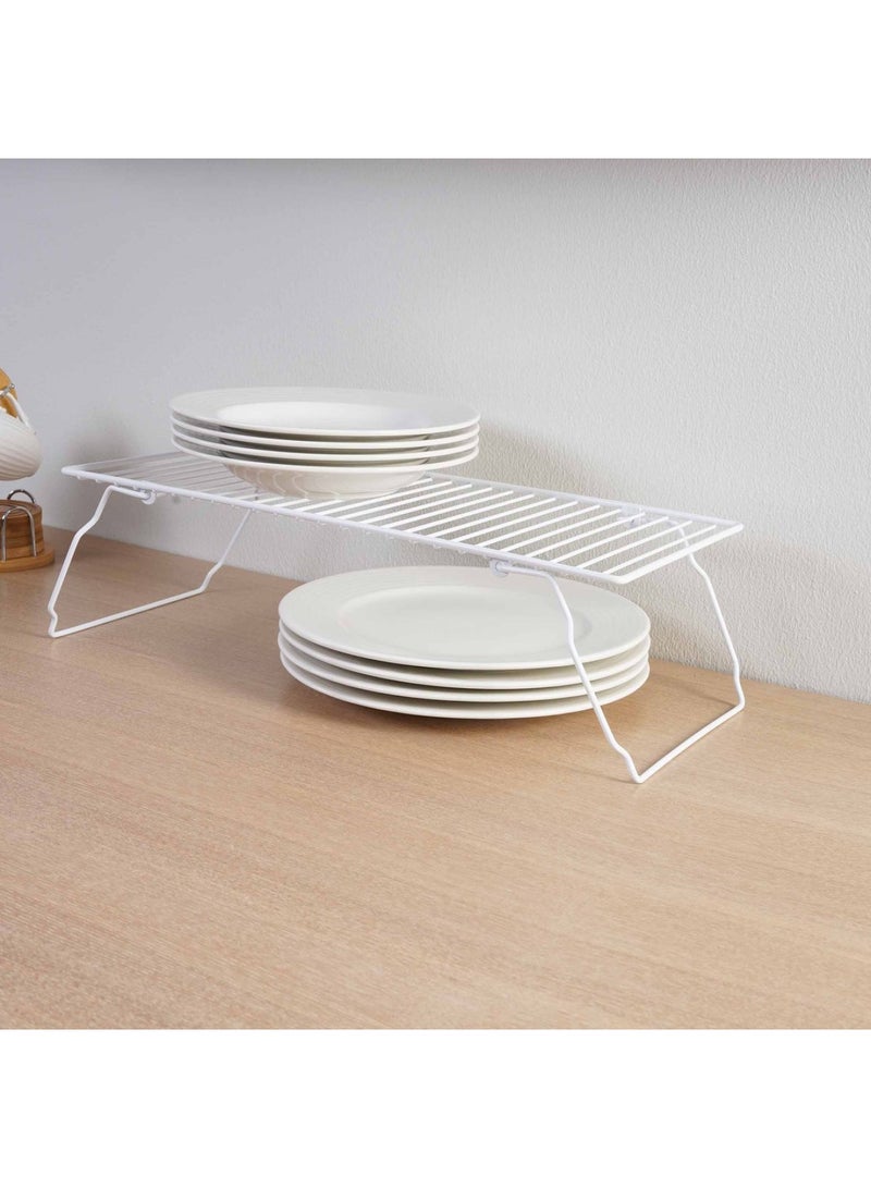 Pan Home Essentials Foldable Shelf Organizer 47x21x14cm - White - Image 4