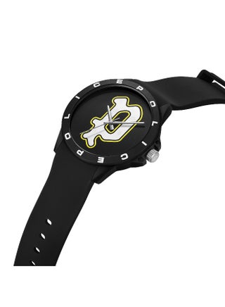 Unisex Sketch Unisex Black Dial Black Silicone Strap Analog Watch - 40mm - view 2