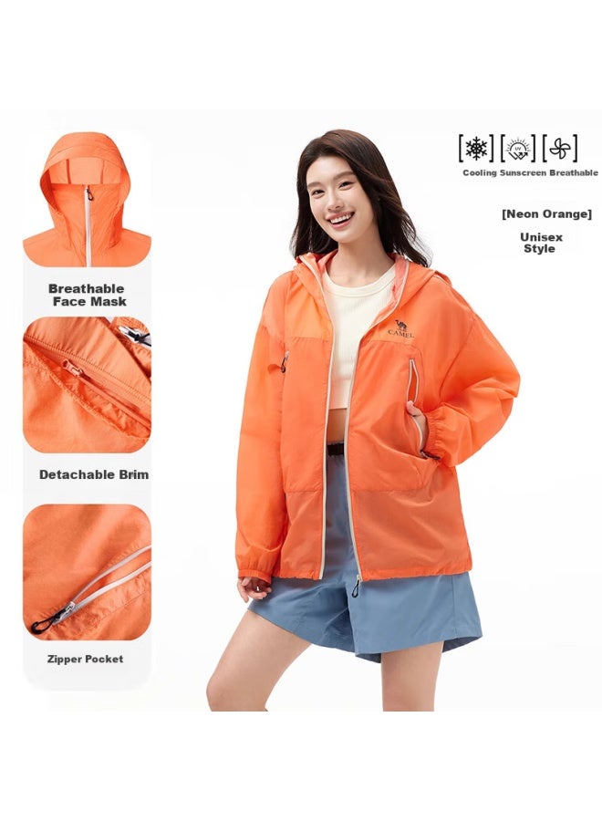 camel Camel (camel) Sun Protection Shirt Upf50+ Breathable Cooling Uv Protection Outdoor Fishing Jacket【wang Junkai's Choice】 - Image 1