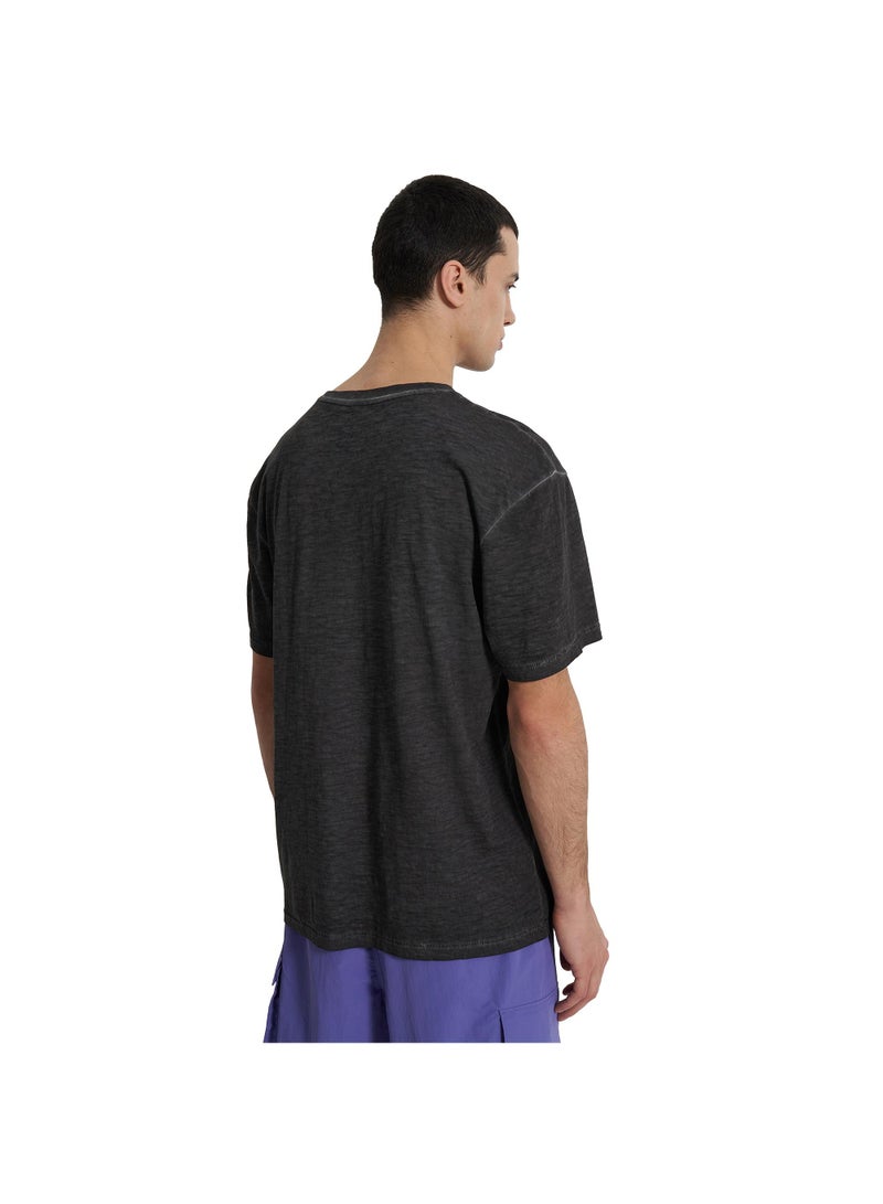 Termit تي شيرت رجالي أسود EU 48، تيرميت، قماش قطن، قص مستقيم، جيب صدر، مريح وأنيق لمغامرات حضرية - Image 3