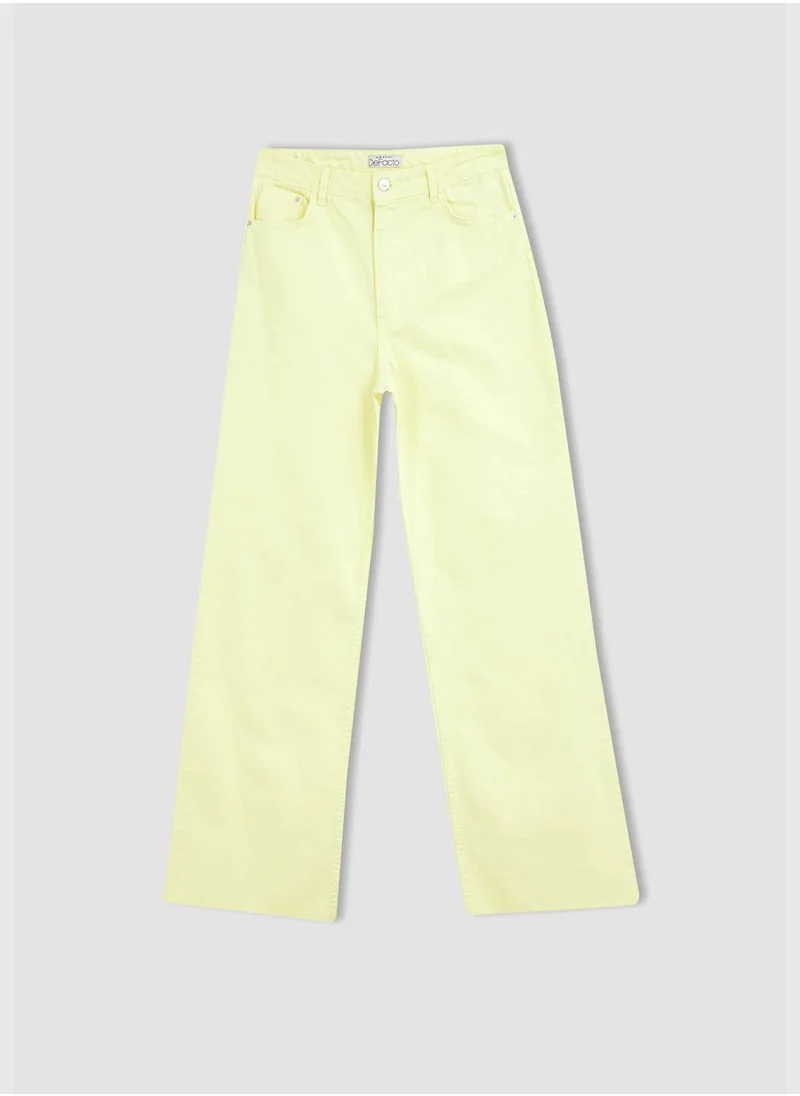 ديفاكتو High Waisted Gabardine Culottes