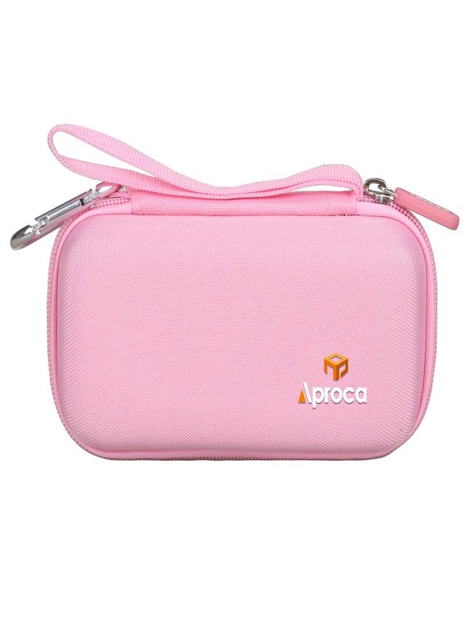 Aproca Hard Case Compatible with JTF Portable Mini Water Dental Flosser, Storage Bag for Flosser Accessories - Pink (Case Only - Image 4