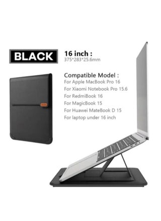 16.1 inch Laptop Sleeve Case Laptop Stand Adjustable, Computer Shock Resistant Bag with Mouse Pad for MacBook Pro 16"/15" 15.6" Dell Lenovo HP Asus Acer Samsung Chromebook Computer - pzsku/Z64F3AE9F1701C9A7CEB7Z/45/_/1703866227/af1851d8-db64-40d9-bce3-4f7736684786
