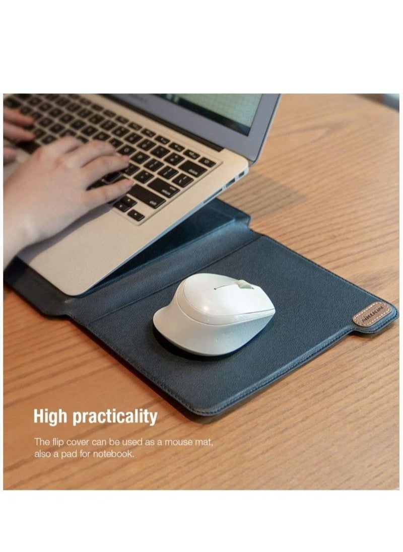 16.1 inch Laptop Sleeve Case Laptop Stand Adjustable, Computer Shock Resistant Bag with Mouse Pad for MacBook Pro 16"/15" 15.6" Dell Lenovo HP Asus Acer Samsung Chromebook Computer