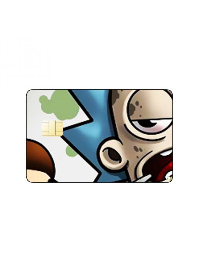 RKN PRINTED BANK CARD STICKER Animation Rick And Morty Sitcom - Image 2