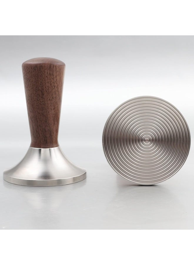 Espresso Tamper 54mm with Stainless Steel Ripple Base, Coffee Tamper 54mm Compatible with 54mm Breville Portafilter - Image 2