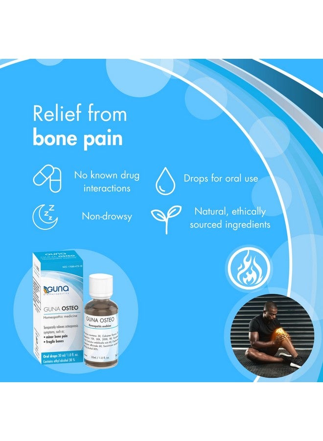 GUNA Osteo Homeopathic Support for Bone Health & Strength - 1 Ounce - Image 2