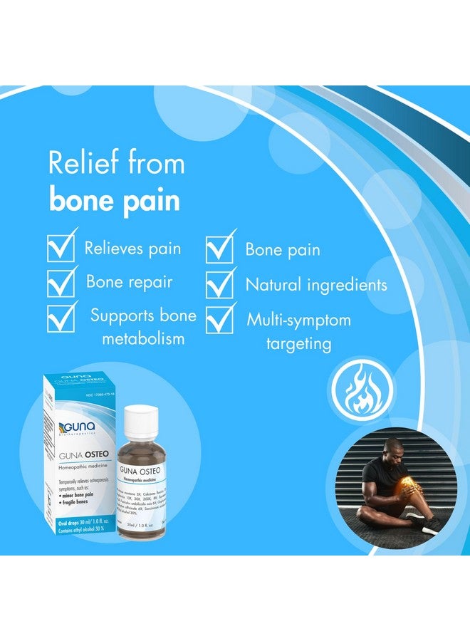 GUNA Osteo Homeopathic Support for Bone Health & Strength - 1 Ounce - Image 3