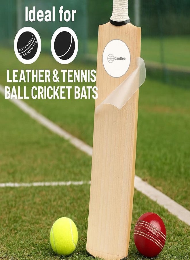 Canbee شريط لاصق للمضارب من ألياف كانبي للكريكيت 25 مم × 10 م (4 شرائط لاصقة مضادة للالتصاق أو ورقة لامعة) - Image 4