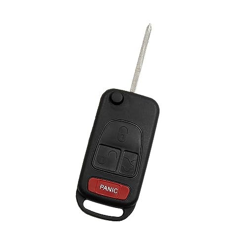 ACROPIX Keyless Entry Case Key Fob Shell Cover Replacement Fit for Mercedes-Benz ML320 - Pack of 1 Black - Image 1