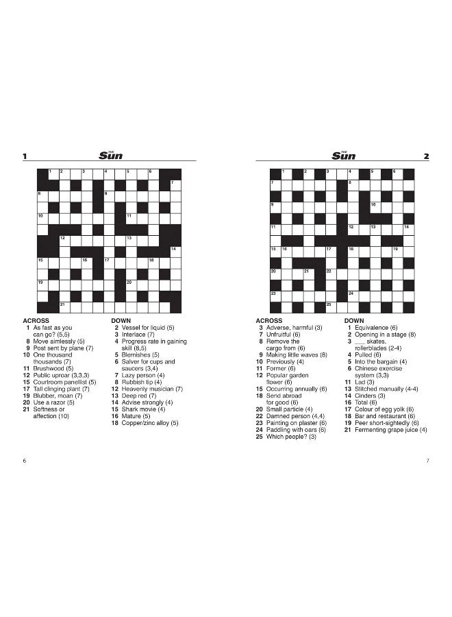 The Sun Quick Crossword Book 10: 250 fun crosswords from Britain’s favourite newspaper - Image 3