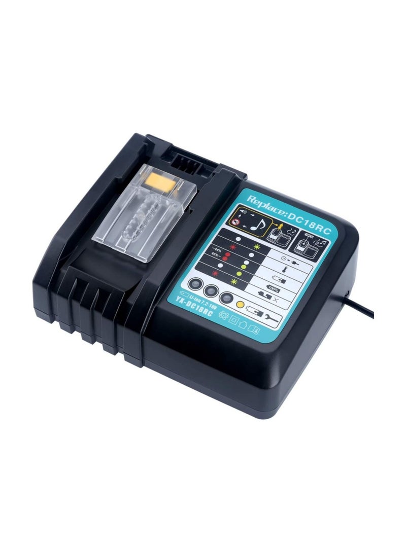 Battery Charger For Makita 14.4V 18V battery BL1830 Bl1430 DC18RC DC18RC 3A charger 14.4V 18V Bl1830 Bl1430 Electric Power - Image 1