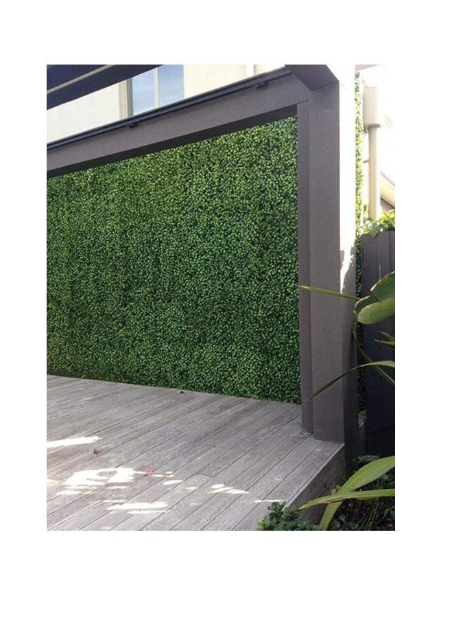 Generic 5 𝐏𝐜𝐬 Artificial Green Wall Fence 40x60cm - Premium Faux Grass Backdrop for Indoor/Outdoor Garden, Villa, and Home Decor  - Image 3