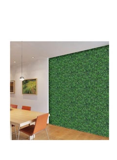 ماركة غير محددة FFD 5 قطع سياج حائط أخضر صناعي مقاس 40 × 60 سم - خلفية من العشب الصناعي الفاخر للحديقة الداخلية والخارجية والفيلا وديكور المنزل  - Image 1