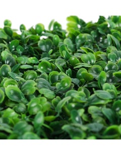 ماركة غير محددة FFD 5 قطع سياج حائط أخضر صناعي مقاس 40 × 60 سم - خلفية من العشب الصناعي الفاخر للحديقة الداخلية والخارجية والفيلا وديكور المنزل  - Image 4