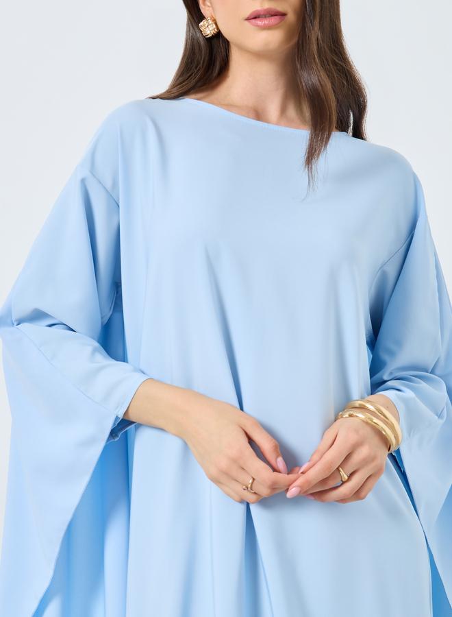 Take Two Styli Solid Batwing Sleeve Maxi Kaftan - Image 4
