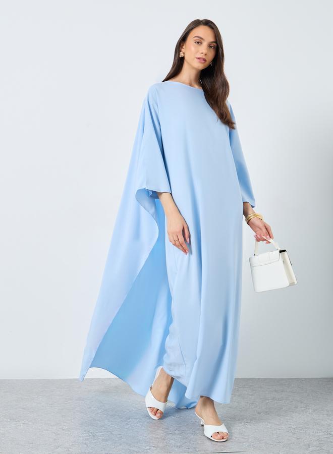 Take Two Styli Solid Batwing Sleeve Maxi Kaftan - Image 1