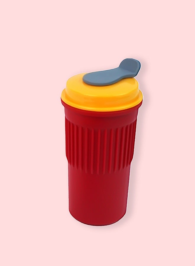 LITTLE SURPRISE BOX Little Surprise Box,2Pcs Rectangle Blue Lego Lid Bpa Free Plastic Kids Lunch Box Plus Cup Bottle For Kids - Image 3