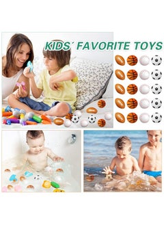 Jerify 120 Pieces Sports Stress Balls Mini Foam Soccer Ball Basketball Football Baseball Stress Balls for Anxiety Relief Sports Themed Birthday Party Supplies Game Stocking Stuffers  - Image 4