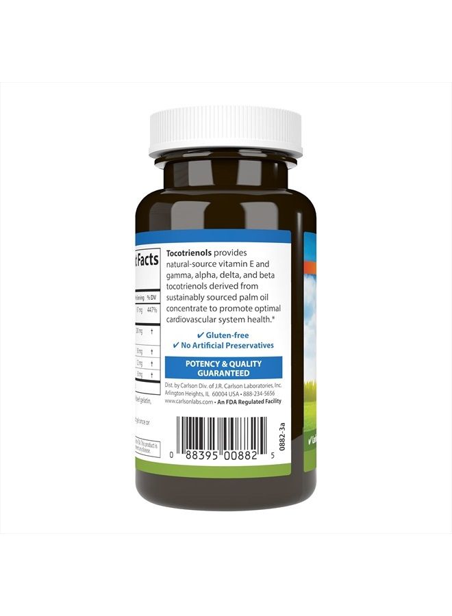 Carlson Labs Tocotrienols Softgels, 180 Count - Image 2