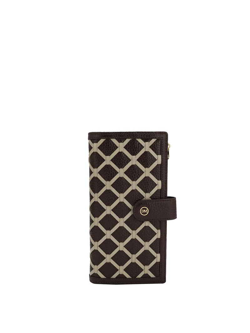Da Milano Da Milano Genuine Leather Brown Ladies Wallet