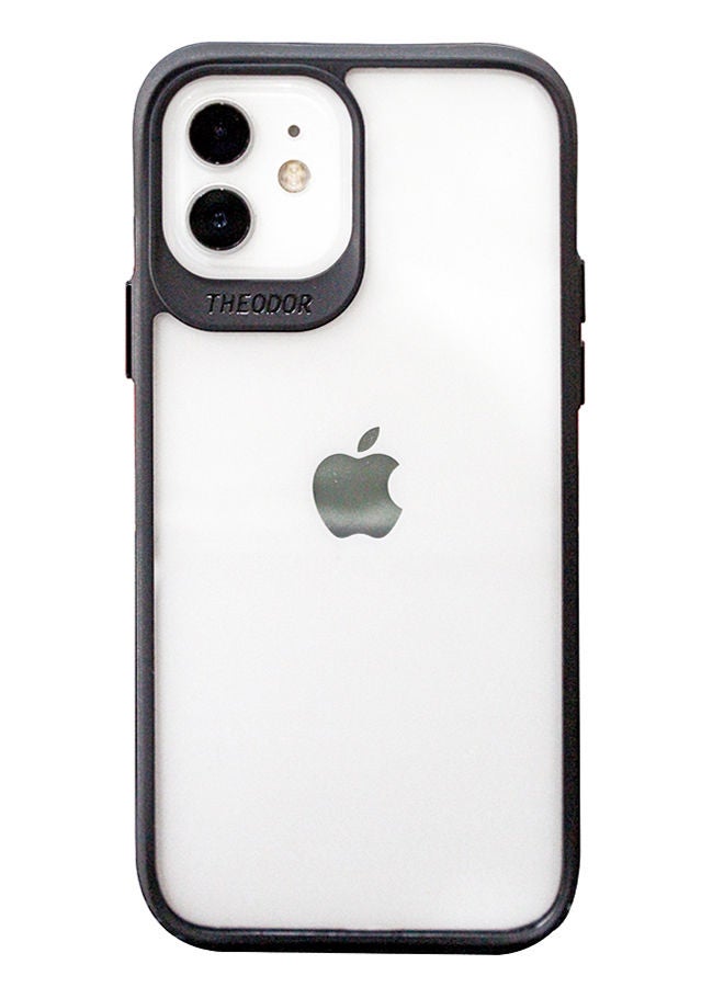 Theodor Protective Hybrid Case Cover For Apple Iphone 12 6.1 Black - Image 1