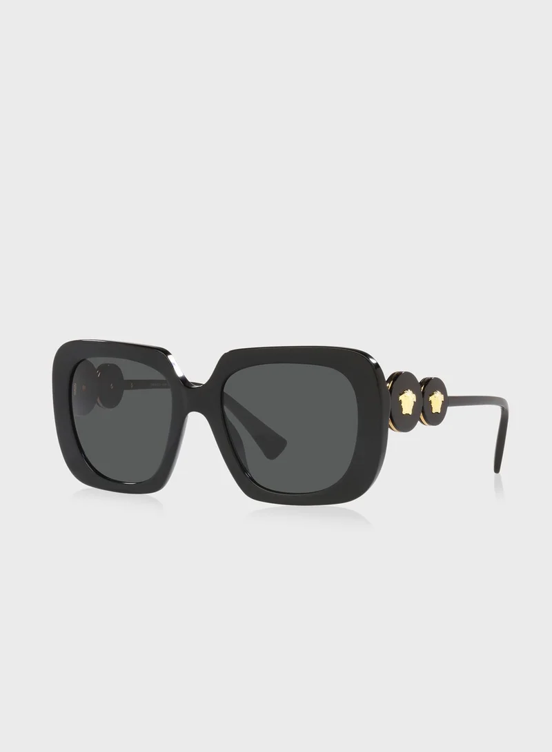 VERSACE 0Ve4434 Oversized Sunglasses