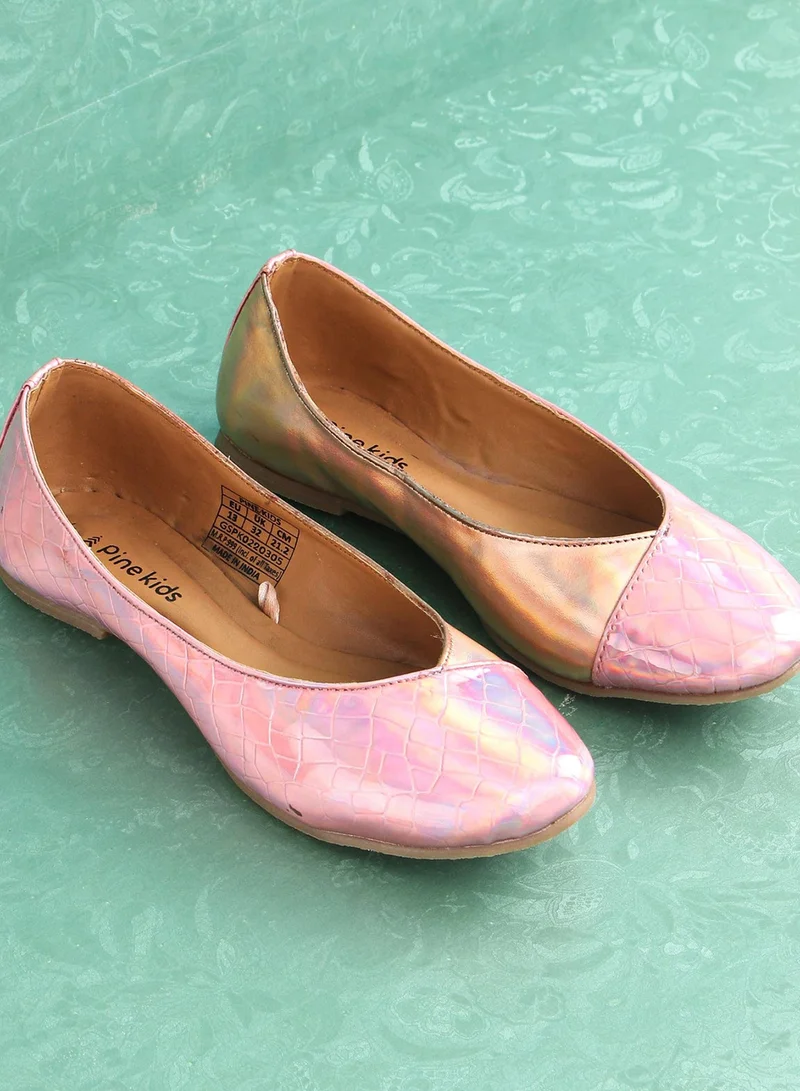 Pine Kids Pine Kids Slip On Textured Bellies - Pink