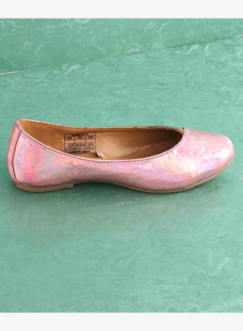 Pine Kids Pine Kids Slip On Textured Bellies - Pink