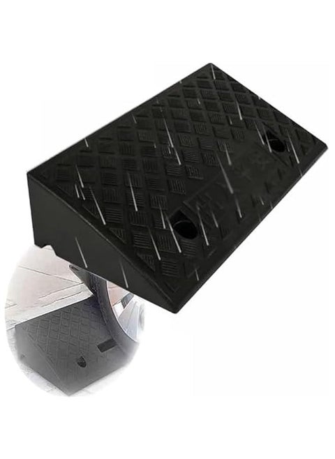 Portable Lightweight Rubber Entry Ramp for Doorways, Wheelchair, Scooters, Steps - 40x60x22cm