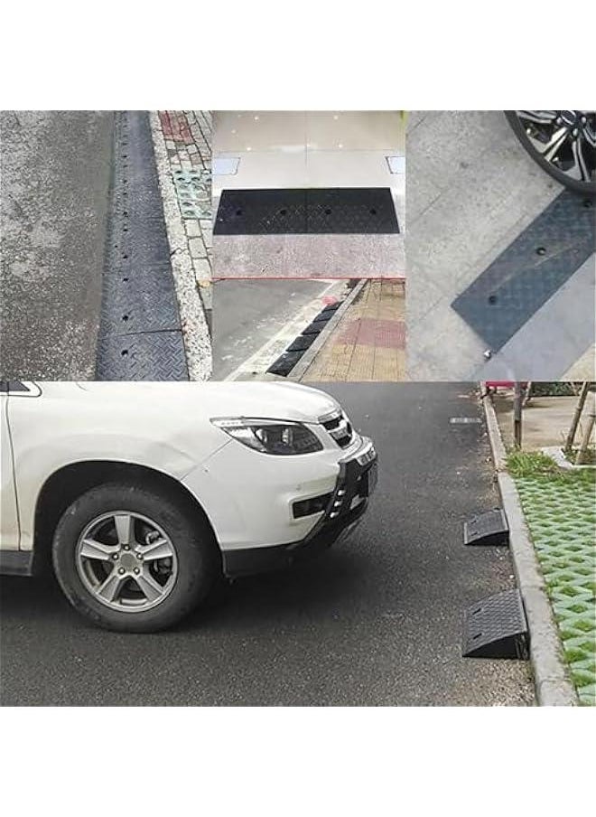 Portable Lightweight Rubber Entry Ramp for Doorways, Wheelchair, Scooters, Steps - 40x60x22cm