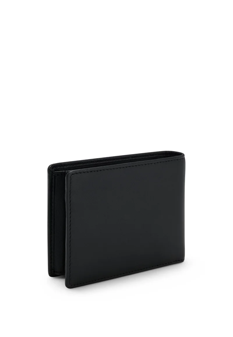 BOSS Leather wallet with embossed logo