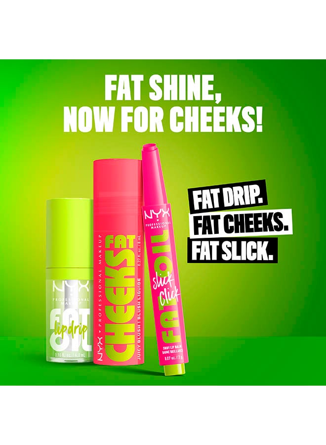 NYX PROFESSIONAL MAKEUP خدود سمينة بلش عصاري، بلش سائل، 12 ساعة ثبات، قطرة فاكهة التنين - Image 2