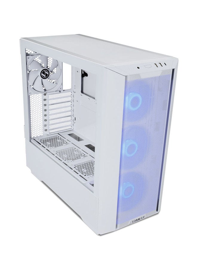 LIAN LI - Lancool III Mesh RGB E-ATX Mid Tower Modular Chassis, 8 Expansion Slots, Tempered Glass Panel, Up To 360mm Fan Support, Equipped With 4x 140 PWM Fans, USB Type C, White, G99.LAN3RW.00 - Image 1