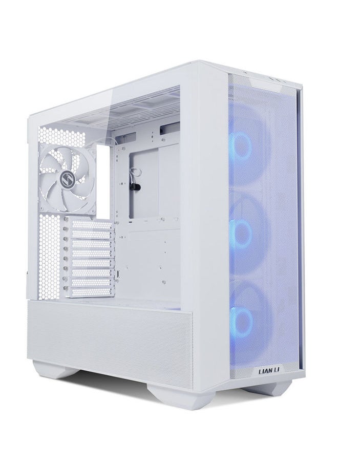 LIAN LI - Lancool III Mesh RGB E-ATX Mid Tower Modular Chassis, 8 Expansion Slots, Tempered Glass Panel, Up To 360mm Fan Support, Equipped With 4x 140 PWM Fans, USB Type C, White, G99.LAN3RW.00 - Image 1