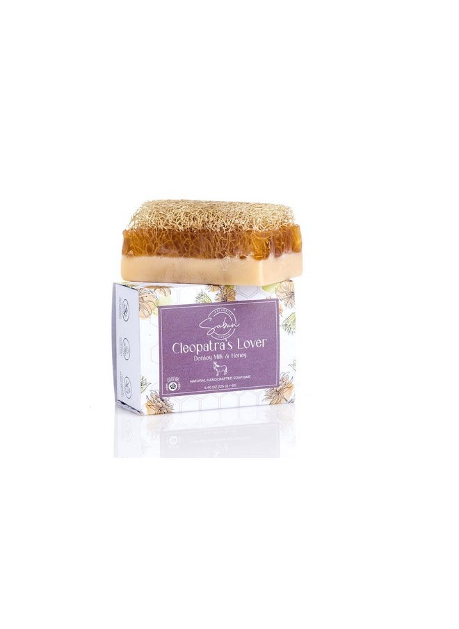SABUN NATURALLY LAVISH - Sabun Co.The Ultimate Bath Natural Loofah Soap Bar Variety Gift Pack[Aloe Vera Lavender Oil Lemon Peel Oil Shea Butter Activated Charcoal Donkey Milk & Honey ] Handmade Natural Luffa Soap - Image 1