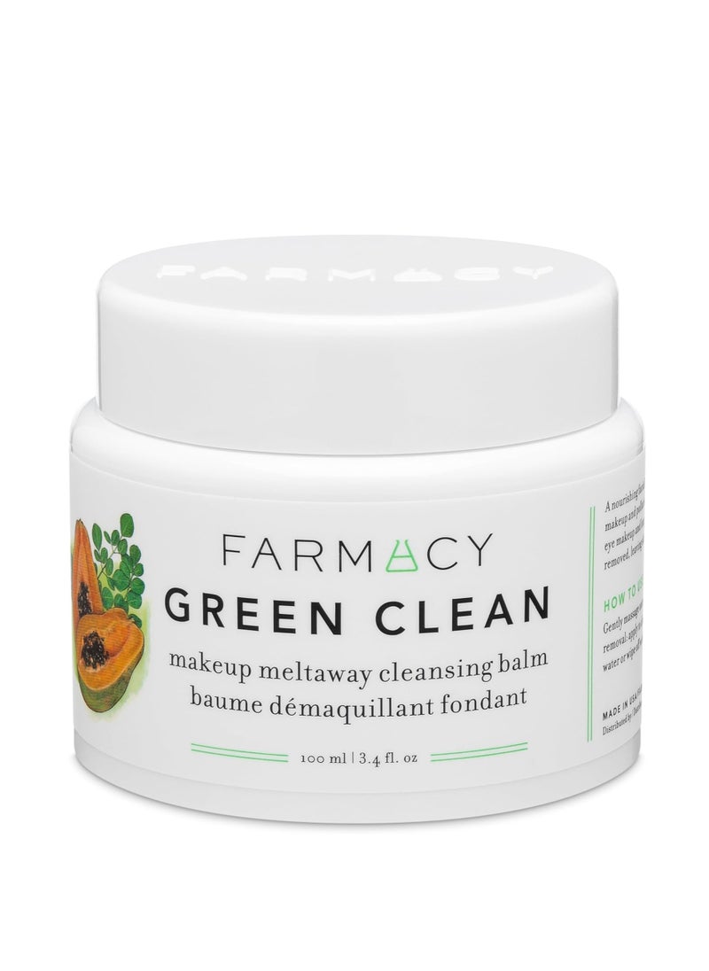 Natural Cleansing Balm - Green Clean Makeup Remover Balm - Effortlessly Removes Makeup & SPF