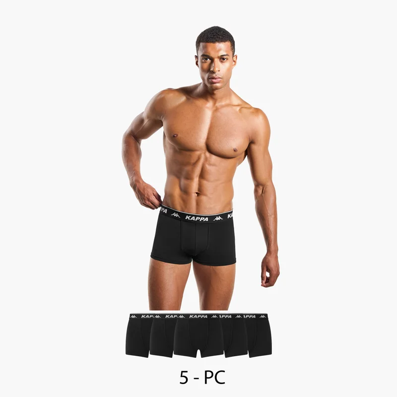 كابا Set of 5 - Kappa Trunk Briefs with Elasticated Waistband